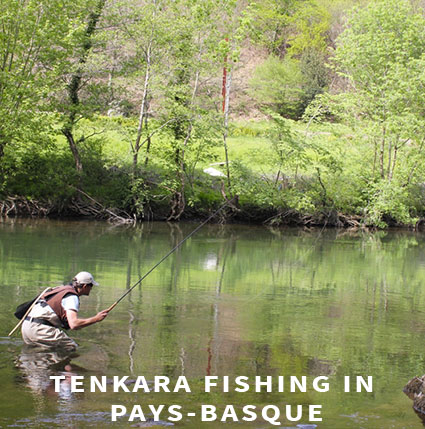Tenkara Fishing in Pays-Basque